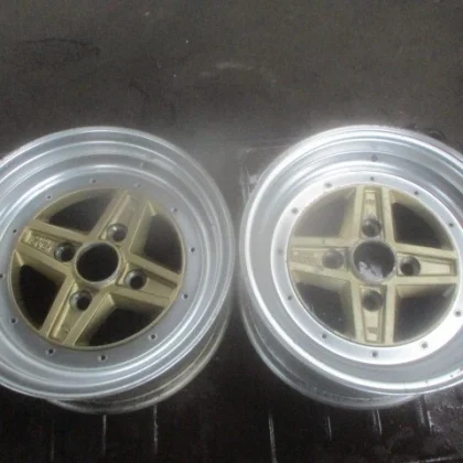 JDM Toyota Mark II Aluminum Wheels CROSS FEVER 144 PCD114.3 2-Piece Se No Tires