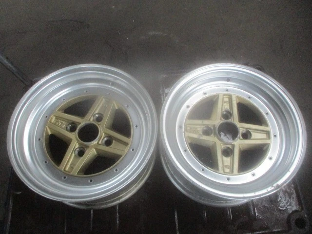 JDM Toyota Mark II Aluminum Wheels CROSS FEVER 144 PCD114.3 2-Piece Se No Tires