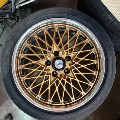 JDM SSR Formula Mesh 178J +26 9J +38 5H114.3 gold 4-book set Speedster No Tires