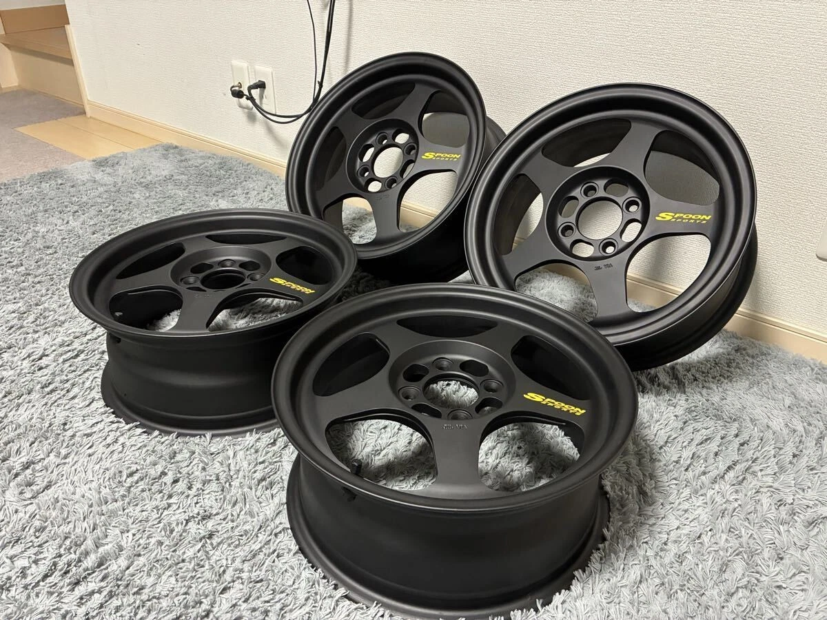 Rare JDM SPOON sw388 Desmond Ligamaster EVO 4Wheels 15x6.5+45 4x100