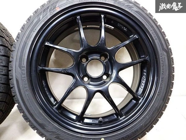 JDM ENKEI PerformanCELINE PF01 167J +43 4-100 Enkei lightweight wheels No Tires - Image 4