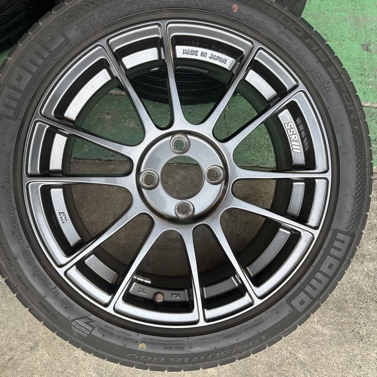 JDM SSR GTX04 6.5J +45 PCD100-4L 195/50R16 wheels for Vitz Yaris Aqua No Tires - Image 4