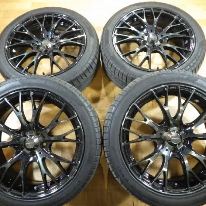 JDM Plenty of tread 2024 Weds Sport SA-20R wheels and tires 4-pack 5x1 No Tires