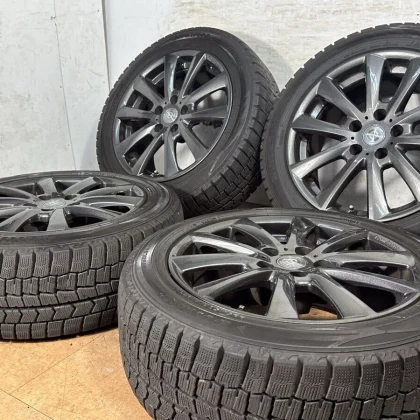 JDM Sparco 177.5J+27 PCD112 DUNLOP 225/50R17 studless tires for BMW G2 No Tires