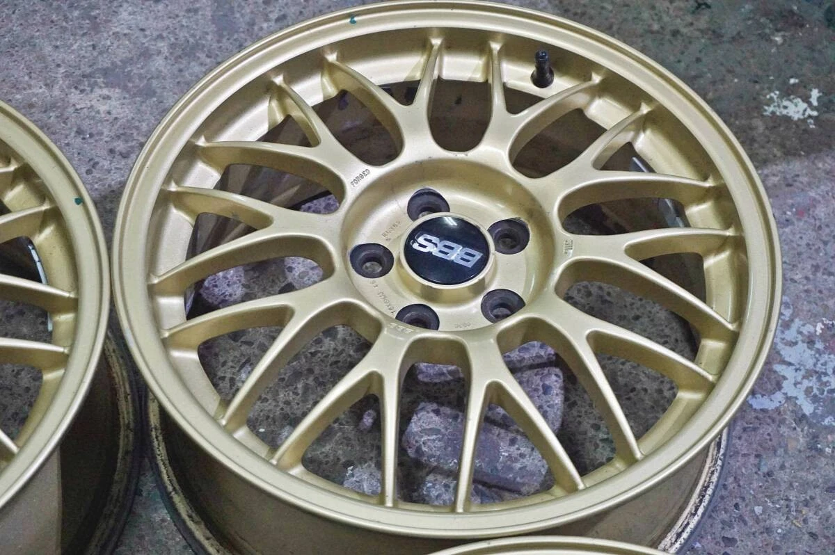 JDM Lightweight Subaru BBS RG362 16-inch 6.5J +48 PCD100 wheels for Fo No Tires - Image 3