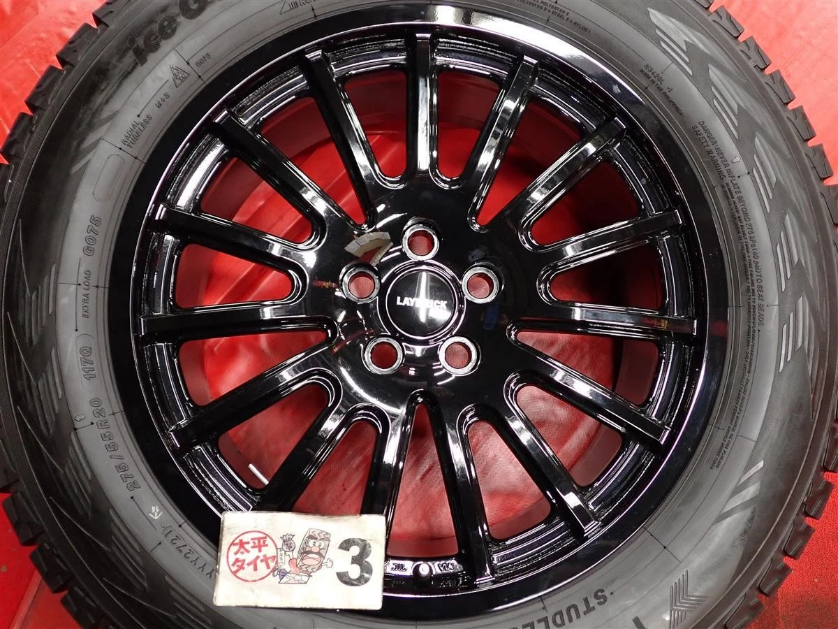 JDM Yokohama IceGuard G075 275/55R20 117Q 15-spoke tires 8.5J +38 PCD1 No Tires - Image 7