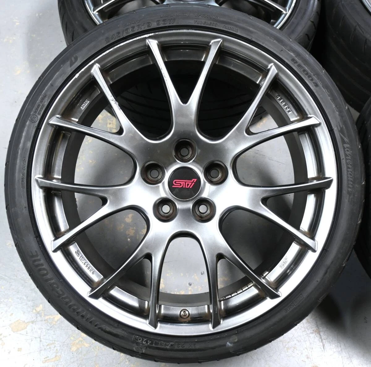 JDM Subaru BBS RG523 4Wheels No Tires 19x8.5+53 5x114.3 RE-V RI-A RF WRX S4 - Image 3
