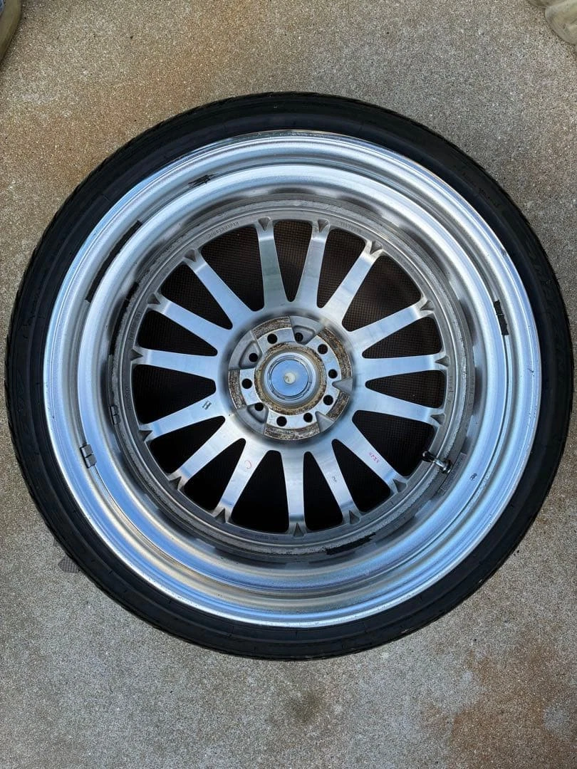 JDM Work XSA Sen 05C 19 inch 10.5j ±0 through No Tires - Image 8