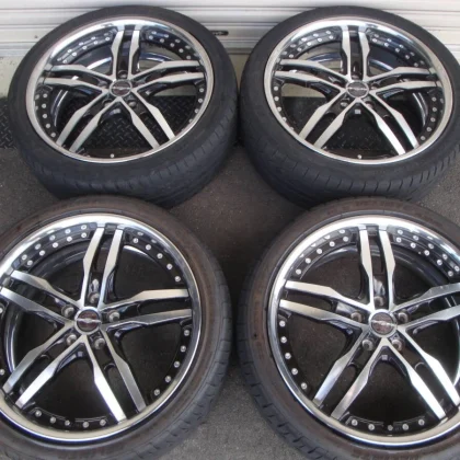 JDM AME Sharen 19-inch aluminum wheels + Hancock 225/40ZR19 2-pack and No Tires