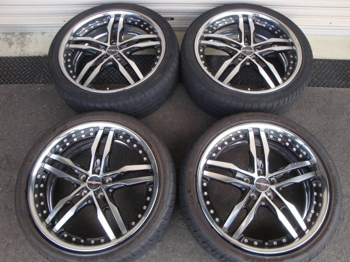 JDM AME Sharen 19-inch aluminum wheels + Hancock 225/40ZR19 2-pack and No Tires