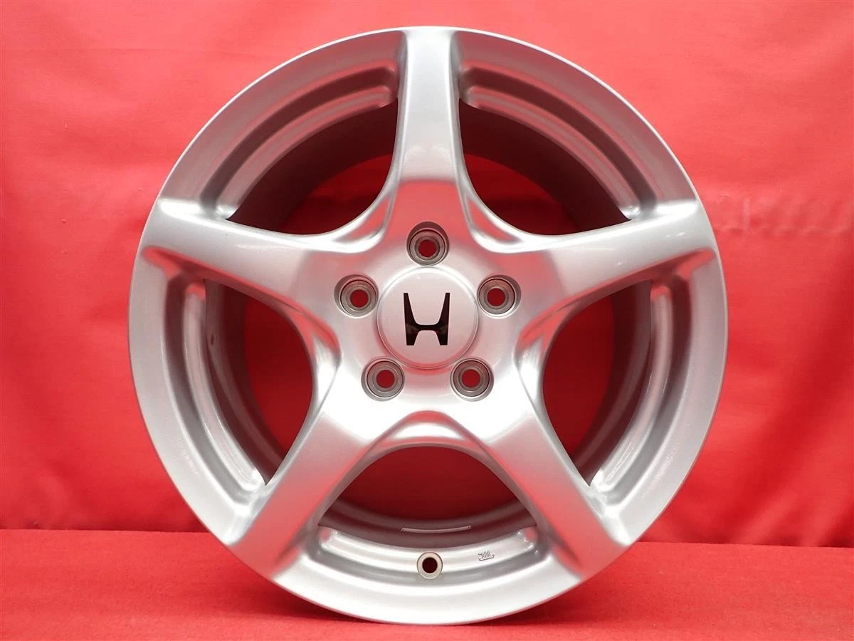 JDM Genuine HONDA S2000 Used Wheels 4Book 6.5/7.5J PCD114.3 5-Hole +55 No Tires - Image 8