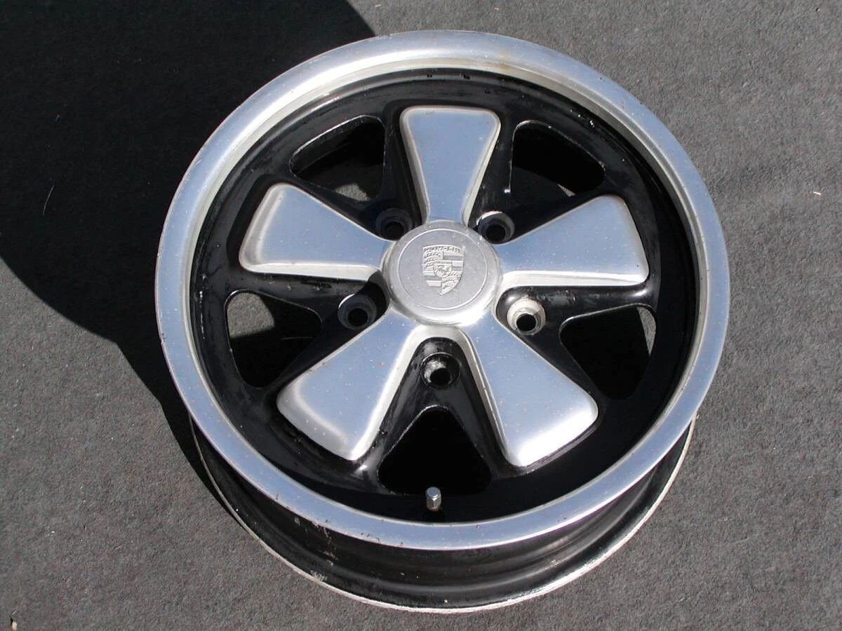 JDM Genuine Porsche 911 Hooks alloy 6J 2-piece set PCD130-5H narrow fo No Tires - Image 2