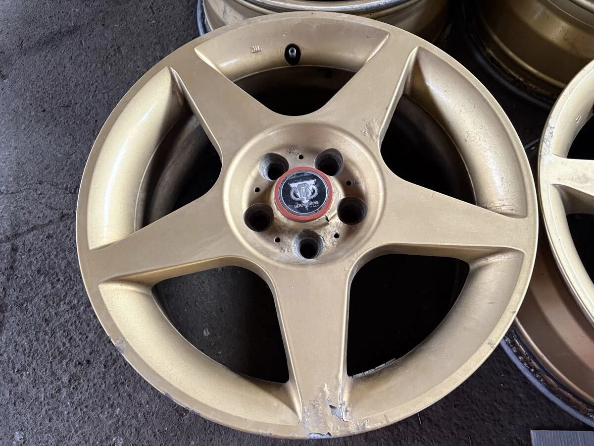 JDM Speedryn 16-inch Aluminum Wheels 16x7J 5H100PCD+47 4Book Rare Item No Tires - Image 3