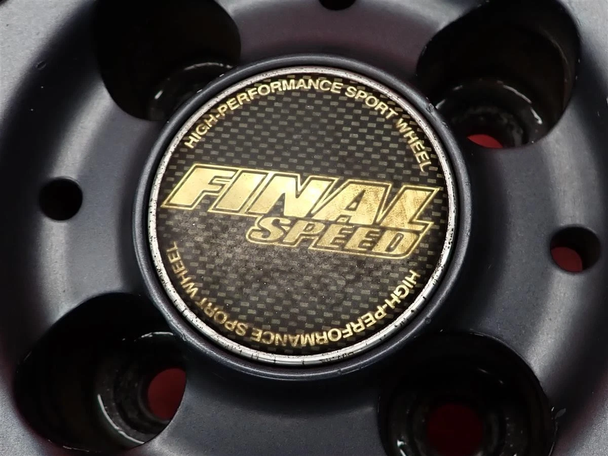 JDM Set of 4 Final Speed Faber9 Aluminum Wheels Used 177J +33 offset No Tires - Image 2