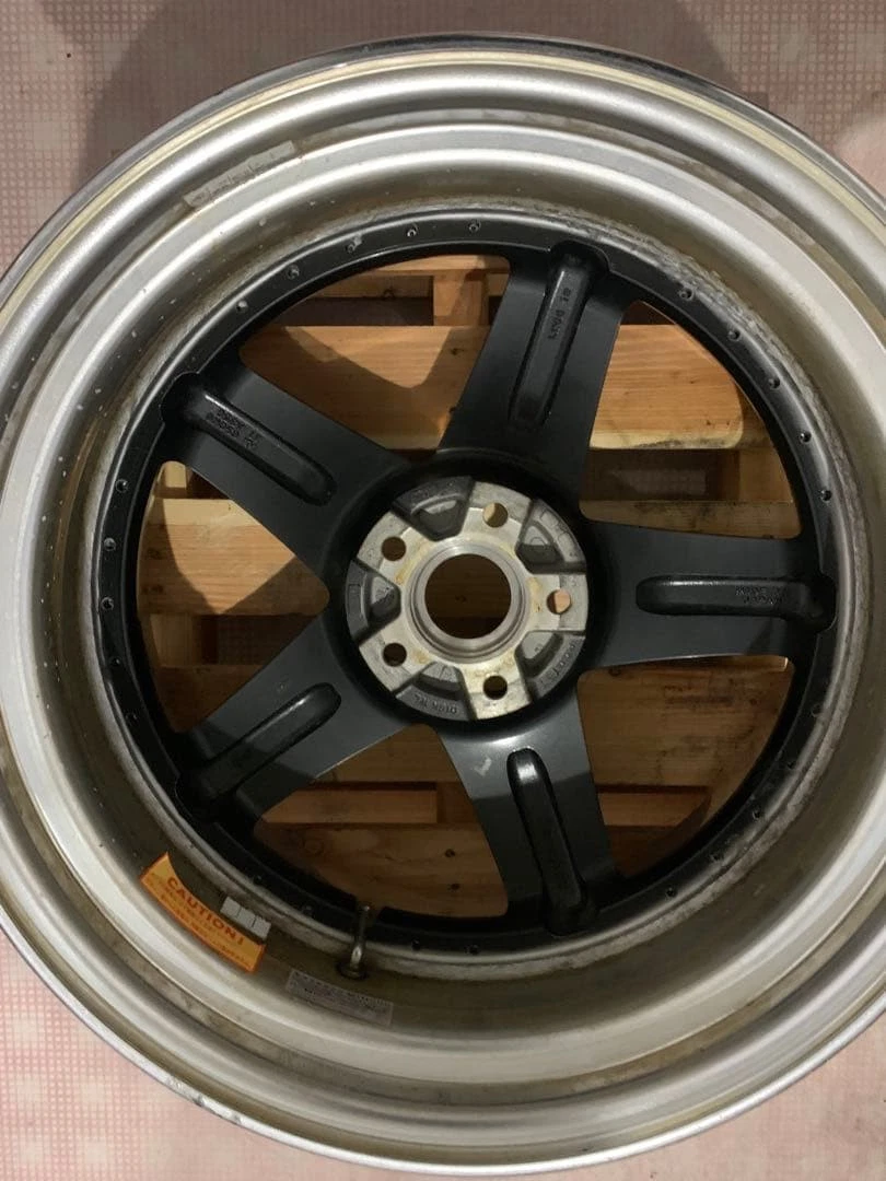 JDM work Lowenhart deep rim wheels 192Book No Tires - Image 2