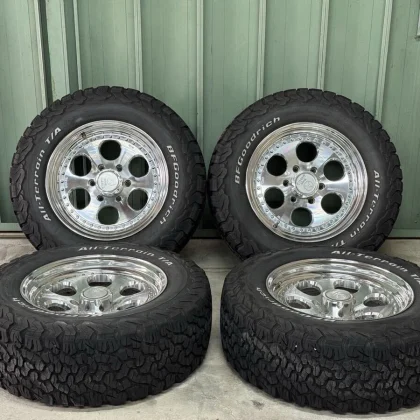 JDM MEIWA ELFORD Bloodstock 3P Polished 176H 6x139.7 PCD 8J+13 265/65R No Tires