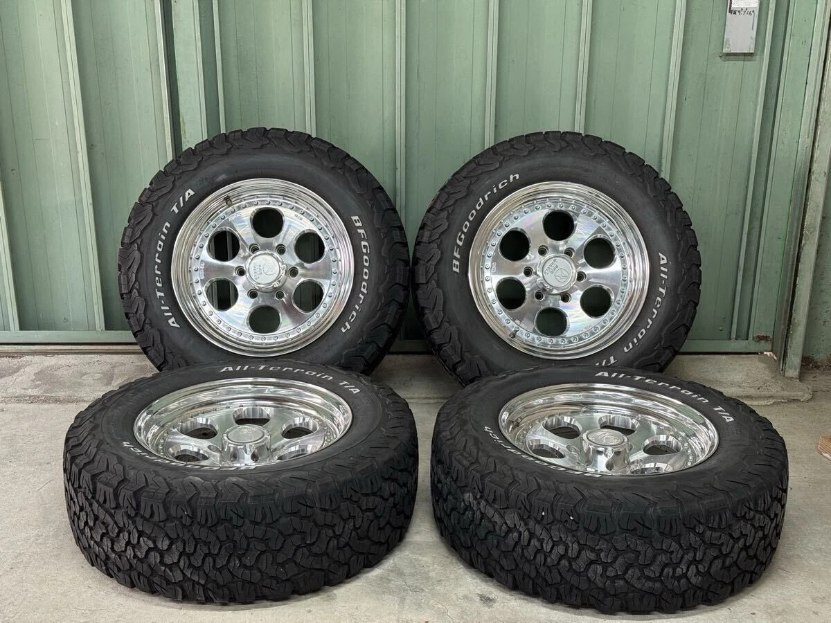 JDM MEIWA ELFORD Bloodstock 3P Polished 176H 6x139.7 PCD 8J+13 265/65R No Tires