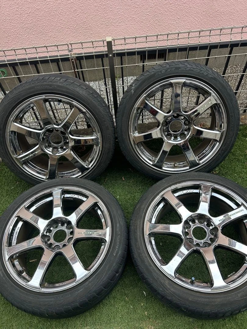 JDM ⭐︎ WORK EMOTION XT7 174Book Set ⭐︎ Kanagawa Nothing Fee No Tires