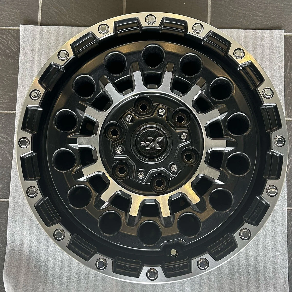 JDM AME Aluminum Wheels PPX GX14 166.5J 44 6-139.7 4-Pack | Caravan AM No Tires