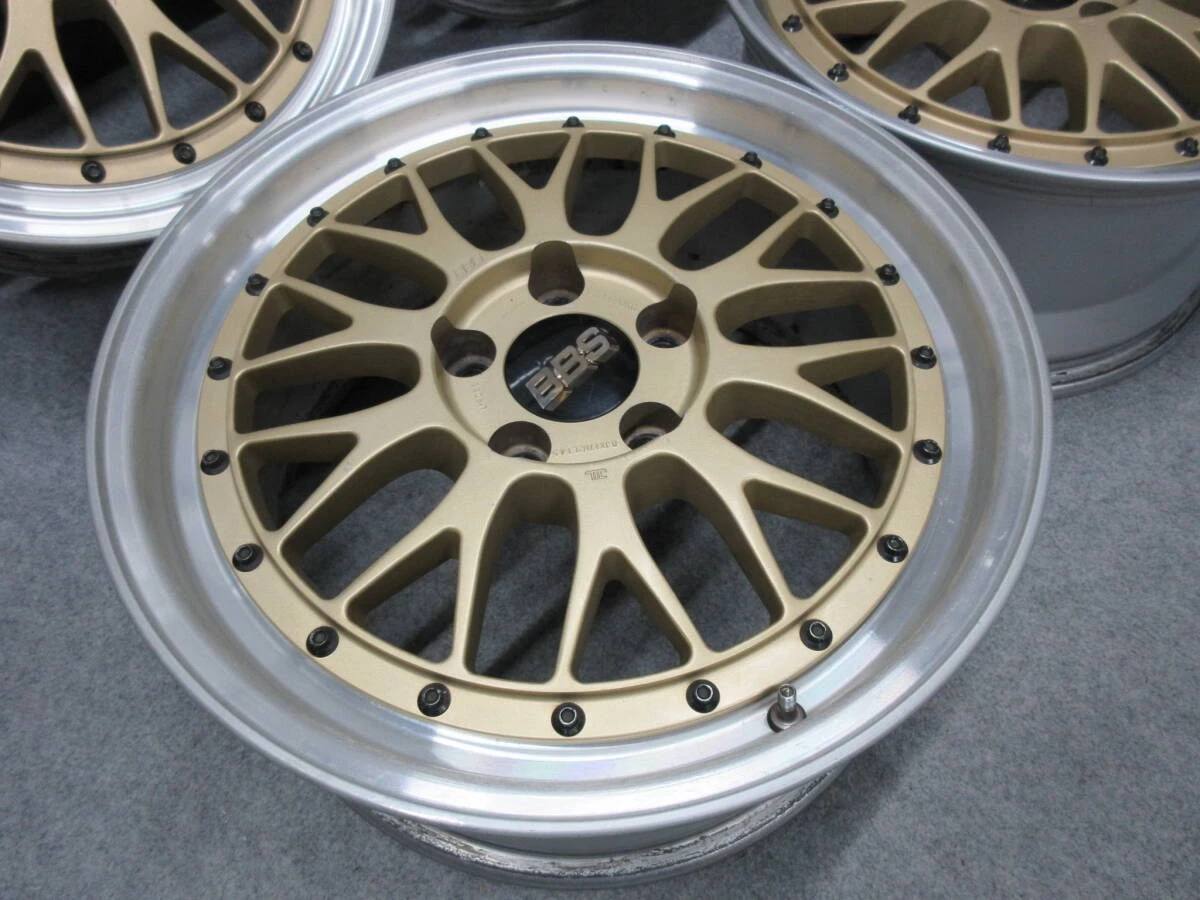 JDM No. 3 Popular Gold BBS LM 17 Supra Crown Mark II Altezza Subaru Le No Tires - Image 8