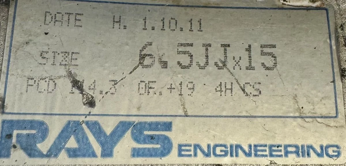 JDM Rare RAYS EMU Finned Wheels Plated 156.5J+19 PCD114.3 4-Hole 4H Ou No Tires - Image 10