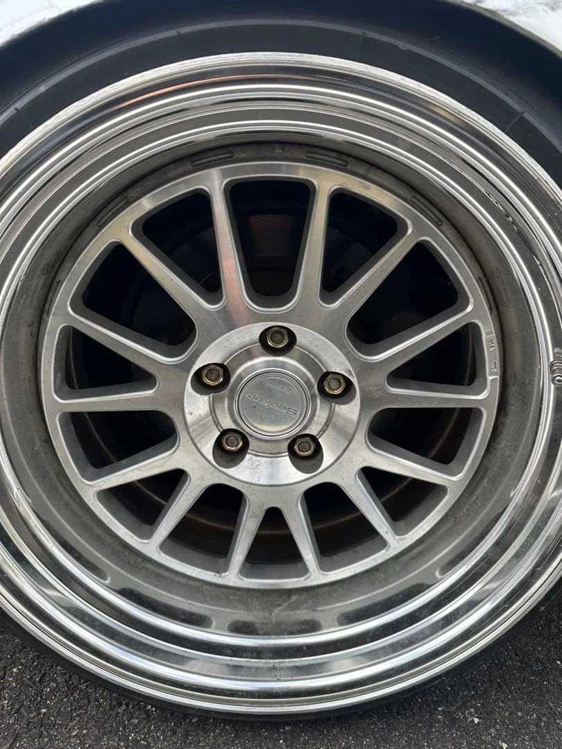 JDM Work Seeker 18 Rare Size 10j Deep Rim 4-Book Set No Tires - Image 3