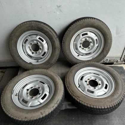 JDM Tube 000 Jimny SJ10 Steel Wheel 164.50E 5-Hole 5H Brake Adjustment No Tires