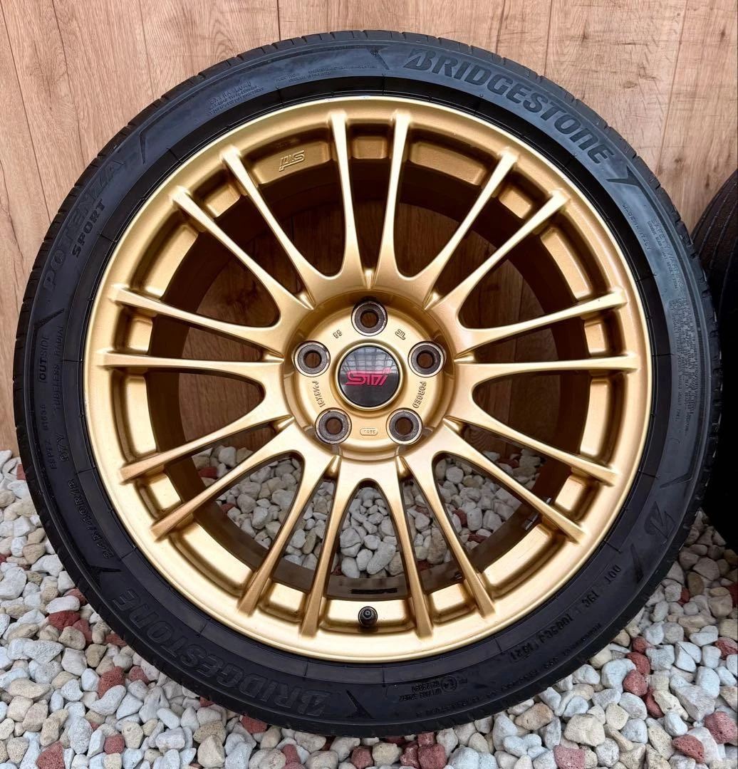 JDM BBSforgingsubaru WRX STI genuine 188.5JPCD114.3 No Tires - Image 4