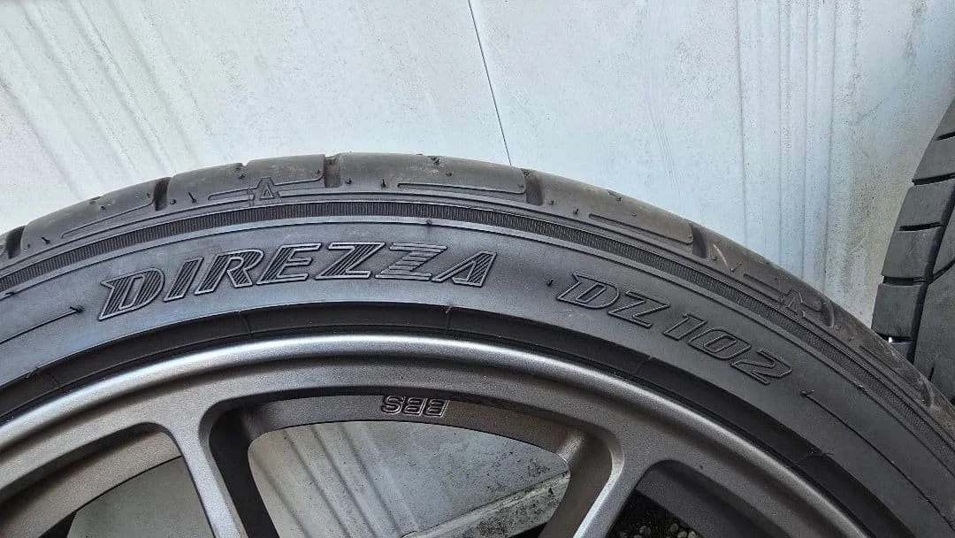 JDM STI Performance Wheels BBS DIREZZA DZ102 18-inch Set No Tires - Image 4
