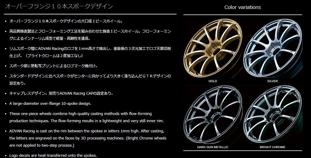 JDM Lightweight Advan RS 9J+22 wheels for GT-R R34 Lancer Evolution Im No Tires - Image 8