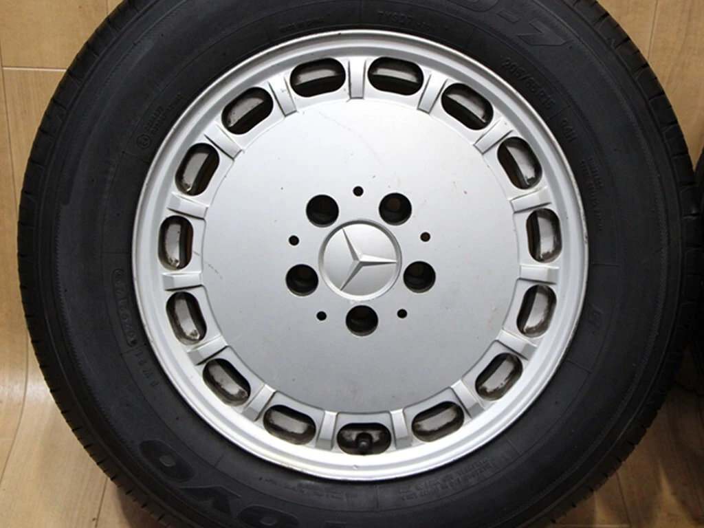 JDM B964 Rare Mercedes-Benz Genuine W126 15X7J+25 PCD112 TOYO SD-7 205 No Tires - Image 2