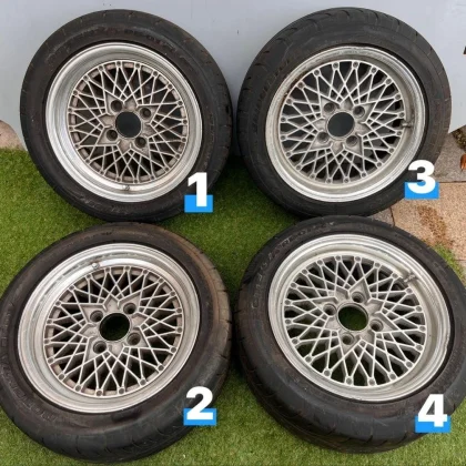 JDM SSR Mesh Wheel 154Book Set No Tires