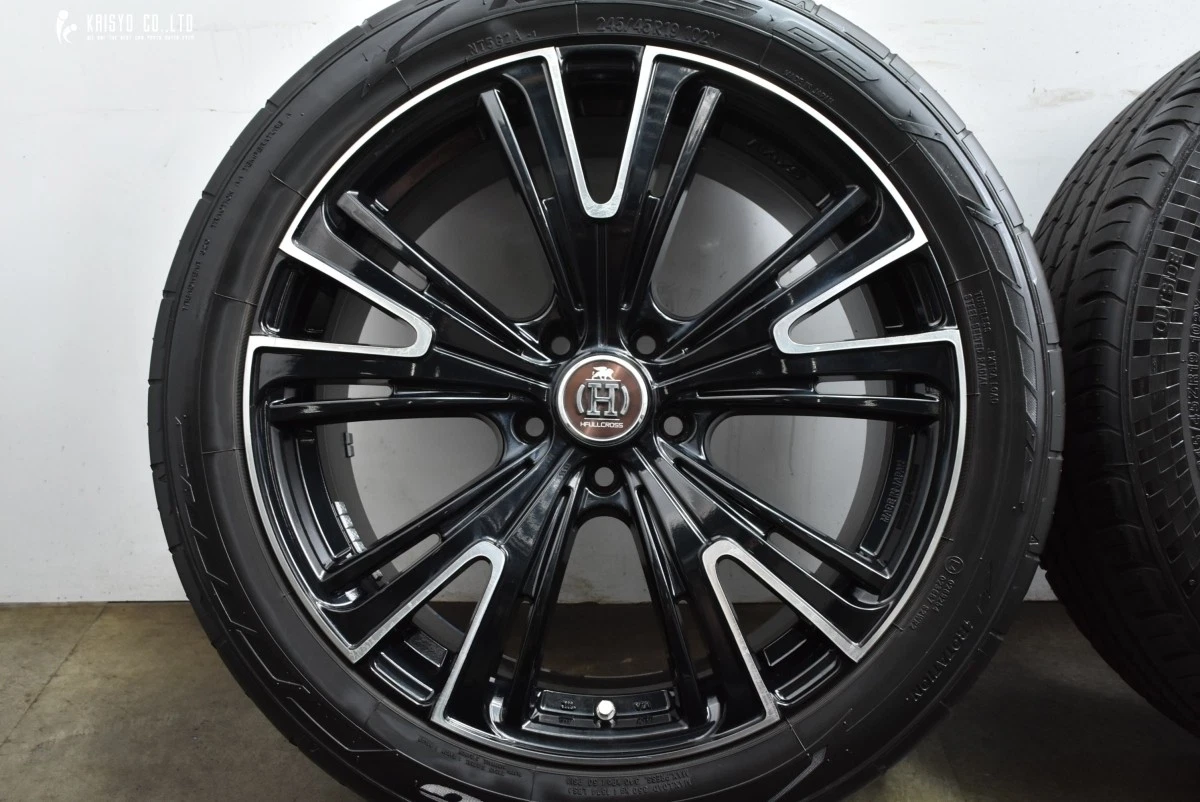 JDM Custom RAYS Full Black Tires Black Sussley Cars 19-inch 8J +38 PCD No Tires - Image 5