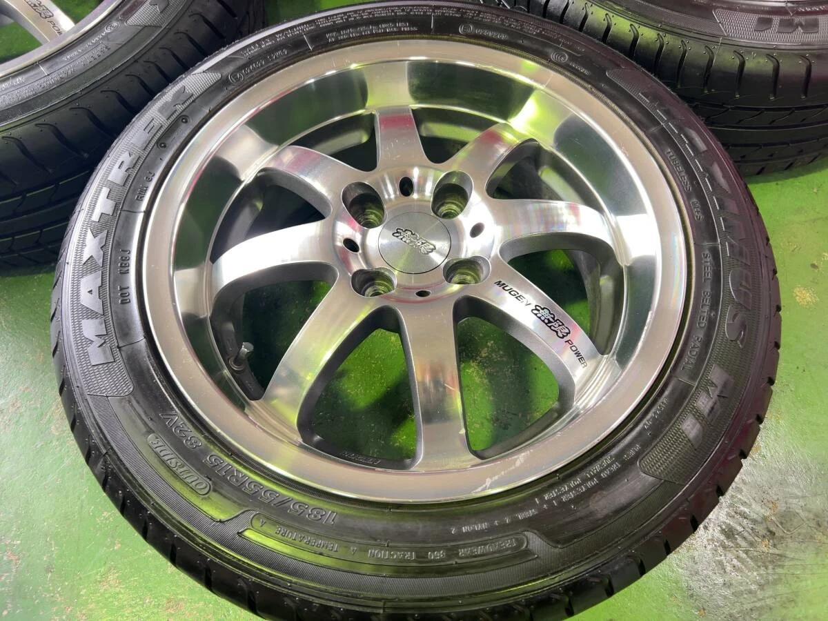 JDM DEEPSRACING Nothing Limited Mugen NR 156.5J +45 PCD100 4-Pack Set No Tires - Image 5