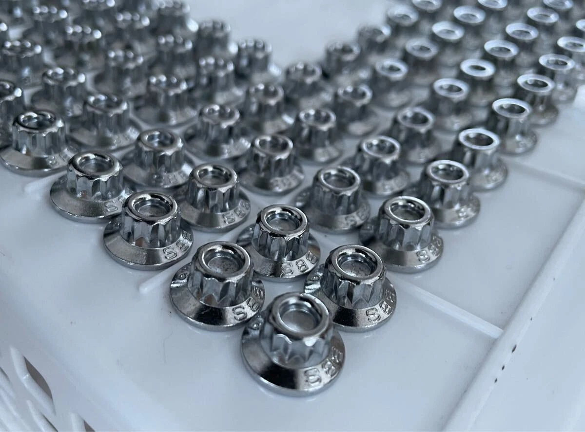 JDM Exquisite Finish BBS RS Genuine Piercing Bolt & Nut Set 152 Books No Tires