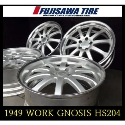 JDM 1949WORK GNOSIS HS20419x8J/9J 5 holes PCD114.3 +43/+454Book WOR No Tires