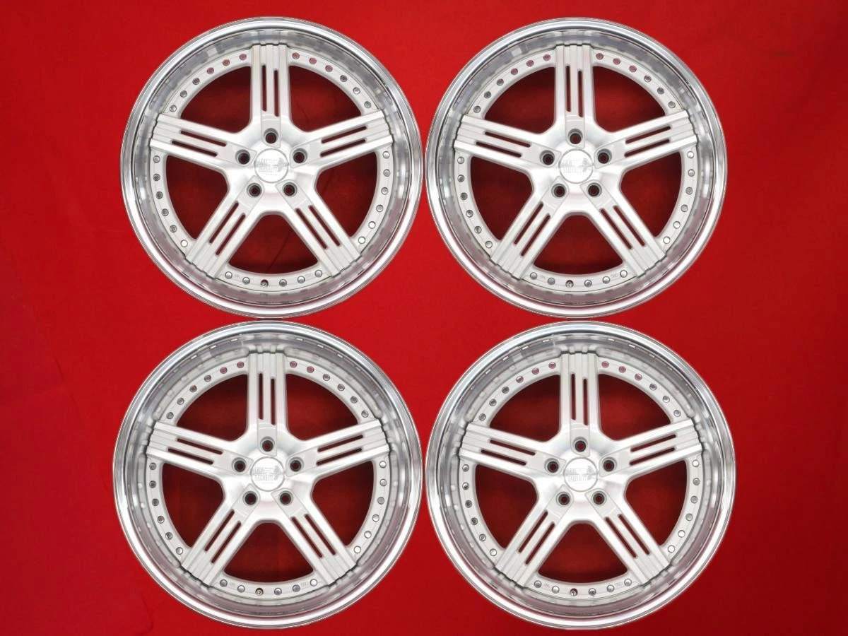 JDM LEON HARDIRITT Rasen 4Wheels no tires 20x9.5+27 10.5+25 5x114.3 Front BBKF