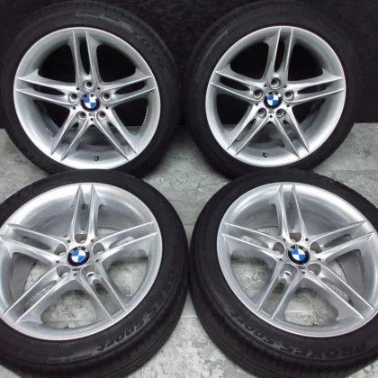 JDM BMW Z4M Roadster Genuine Double Spoke 224M Wheels 18 E85 E86 E46 E No Tires