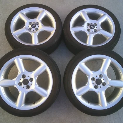 JDM BMW Mini Genuine 17 Aluminum Wheels 4-Bolt Pattern 7J x 17 +48 PCD No Tires