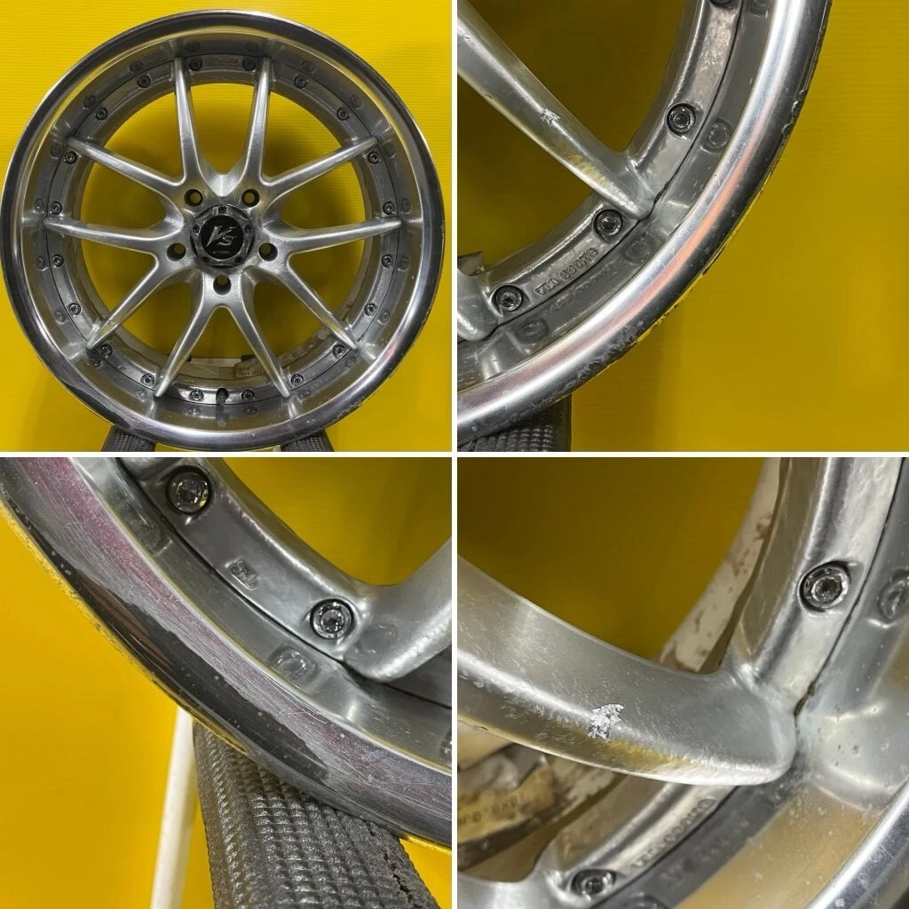 JDM Discontinued WORK VS SS 188J +45 114.3/5-hole Chaser Crown for Sil No Tires - Image 5