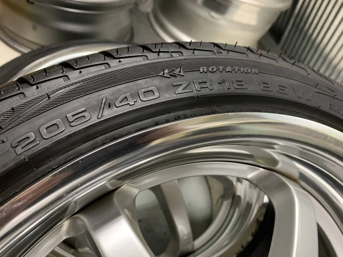 JDM Deep-rim Prius Toyota 86 BRZ 18x8J 5H100 +48 205/40R18 wheels with No Tires - Image 9