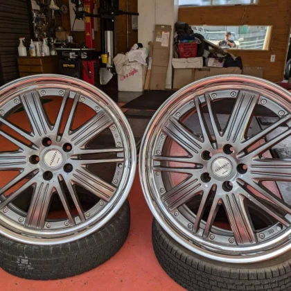 JDM WORK Celsior Crown Step Rim for Majesta Fuga Alphard Vellfire SC43 No Tires