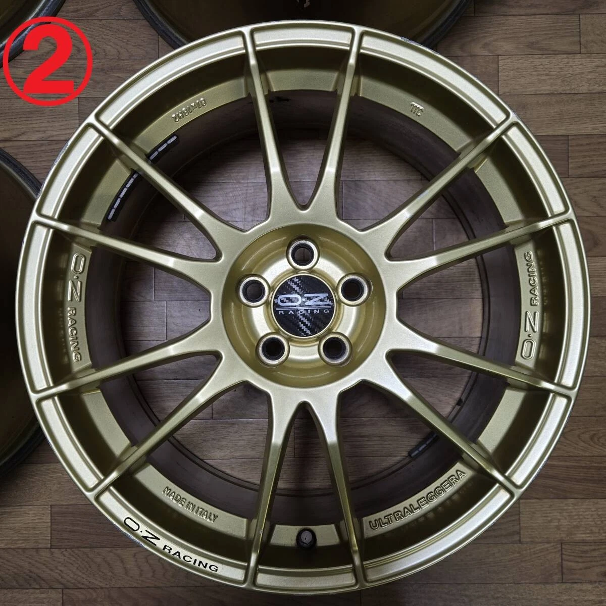 JDM 188J +48 PCD100 OZ Racing Ultra Leggera 86 BRZ STI Brembo Legacy I No Tires - Image 3