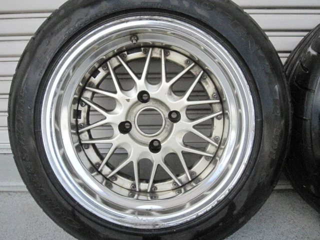 JDM Deep Rim Speedster Doridori Mesh 9.5J+5 114.3 4-Hole 152Book RE01R No Tires - Image 5