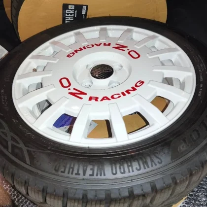 JDM OZ RALLY RACING 16 Thin Black Weather 195/55R16 No Tires