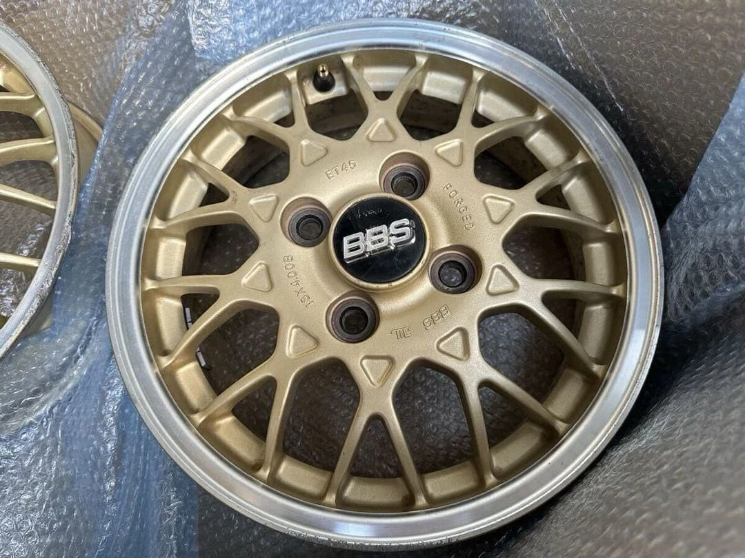 JDM FORGED Subaru Vivio genuine BBS forging wheels 13 inch Sunbar etc. No Tires - Image 9