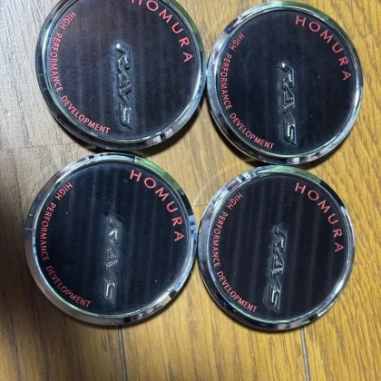 JDM RAYS HOMURA center cap 4 Individual set No Tires