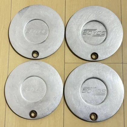 JDM Rare American car BOYDS center cap used 4Individual old car alumin No Tires