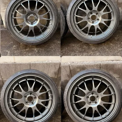 JDM NEEZ EURO CROSS 198.5J +35 9.5J +25 PCD120 5H Hyper Black BMW Forg No Tires