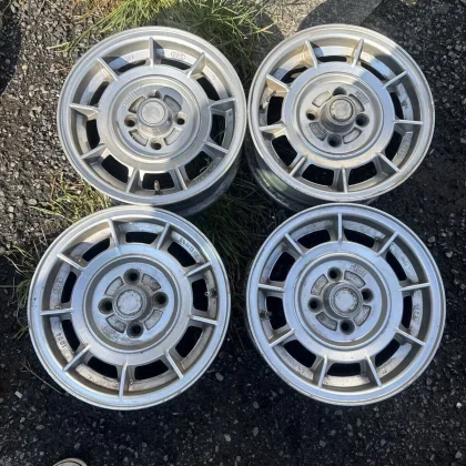 JDM BMW 2002 F.P.S. Wheels 13-inch 5.5 4-Pack 5.5" x 13" H2 Vintage Ra No Tires